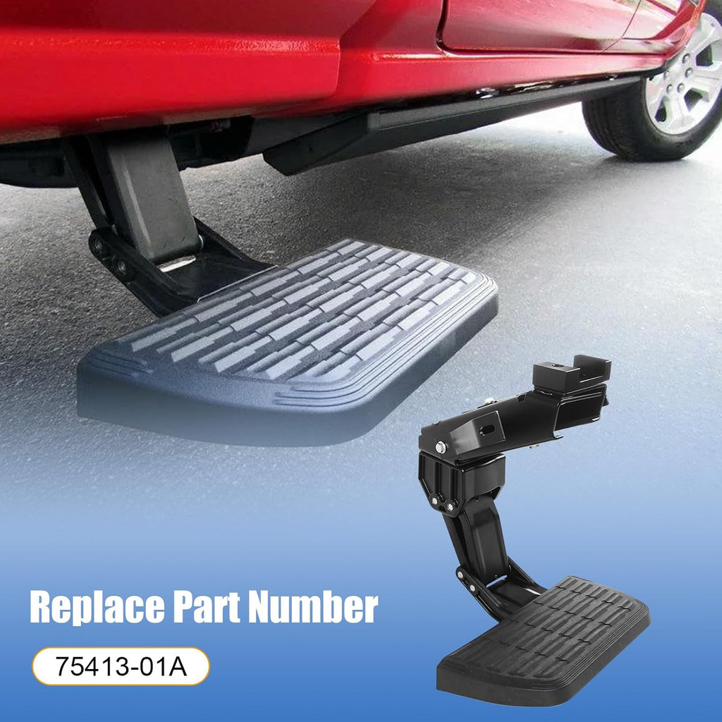 Blearen Retractable Truck Bed Side Step Fit for 2017-2022 Ford F250 F350 Super Duty | 300lbs Capacity | Anti-Slip Bed Step Replaces 75413-01A