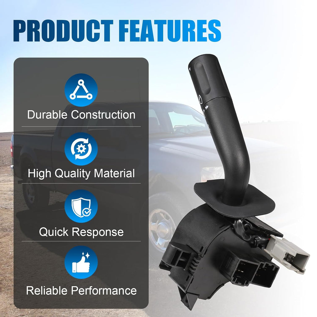 Blearen Turn Signal Wiper Switch Compatible with 2004-2005 Ford F150 | Headlight Multifunction Combination Control Switch Replaces 4L3Z13K359AAA