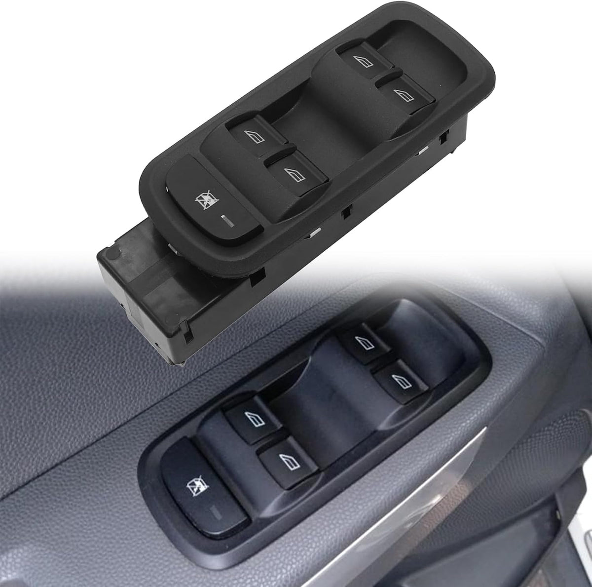 Blearen Power Window Switch for Ford Fiesta 2014-2019, Replace# D2BT-14A132-AA
