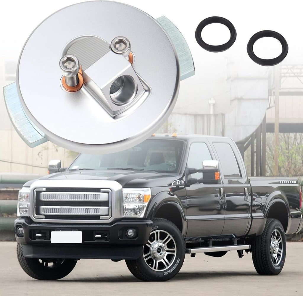 Blearen GOLOTO F4TZ-6753-A Dipstick Adapter Kit for Ford 7.3L Powerstroke F250-F550/Excursion/E-Series Vans 1994-2003 - Replaces F4TZ-6751-A/B