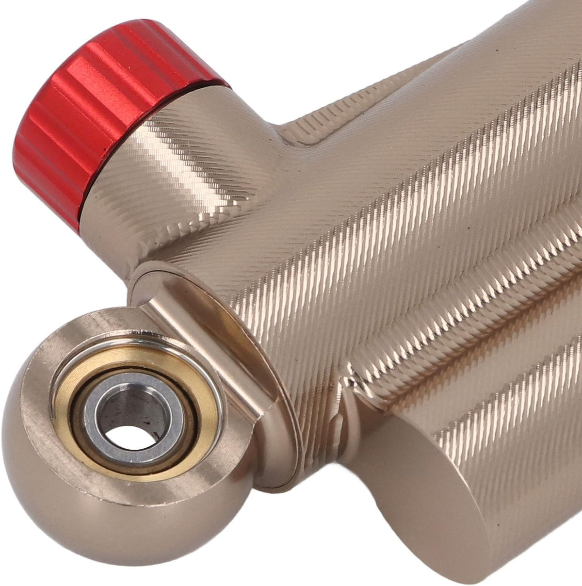 Blearen Motorcycle Steering Damper Adjustable CNC Aluminum Alloy Enhanced Stability Steering Damper Stabilizer Gold Universal for All Motorcycles