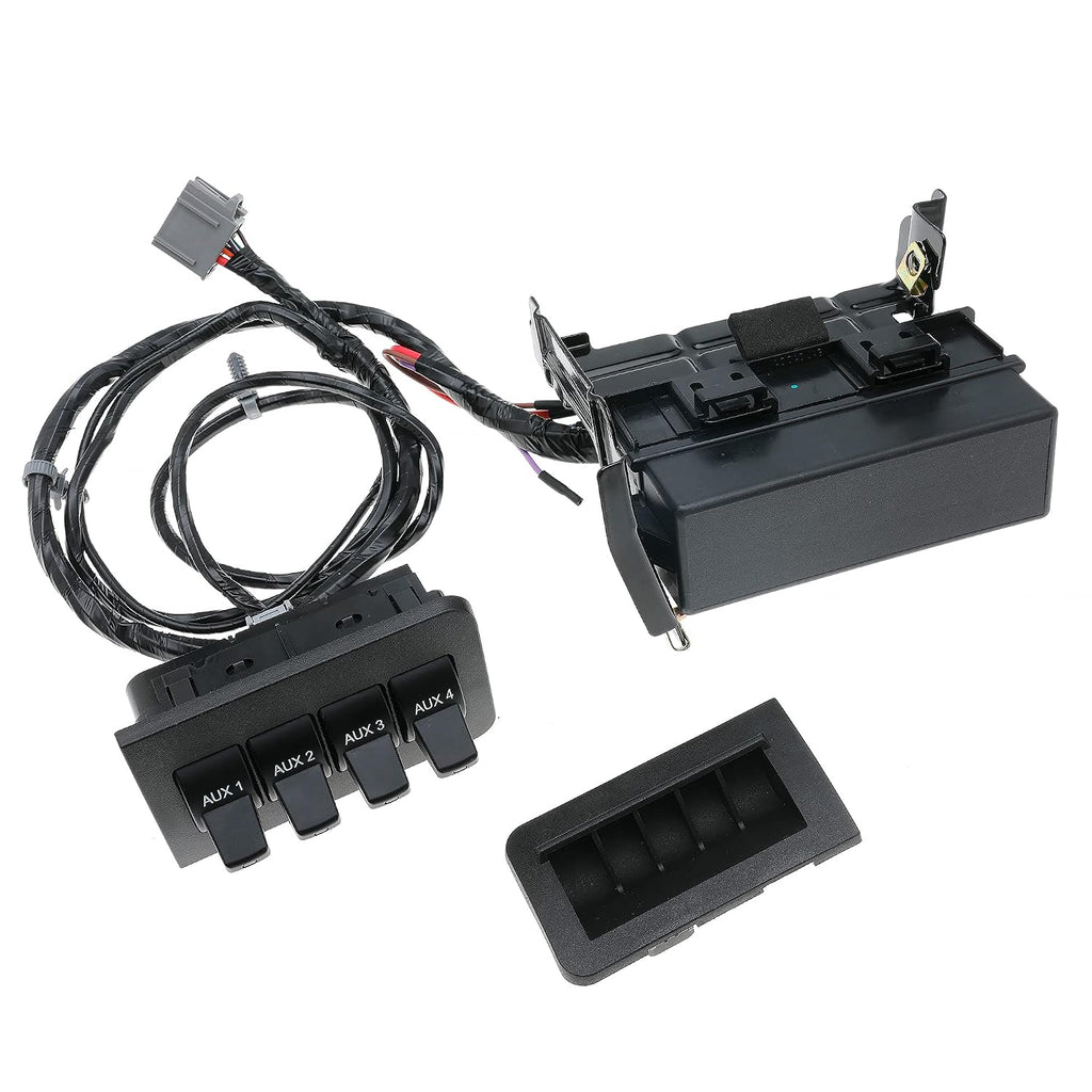 Blearen in-Dash Upfitter Switch Kit for Ford F250 F350 F450 F550 Super Duty 2008 2009 2010 Replace 9C3Z14A303A 9C3Z-14A303-A AL3Z-13D730-AA AL3Z13D730AA