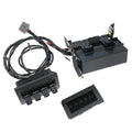 Blearen in-Dash Upfitter Switch Kit for Ford F250 F350 F450 F550 Super Duty 2008 2009 2010 Replace 9C3Z14A303A 9C3Z-14A303-A AL3Z-13D730-AA AL3Z13D730AA