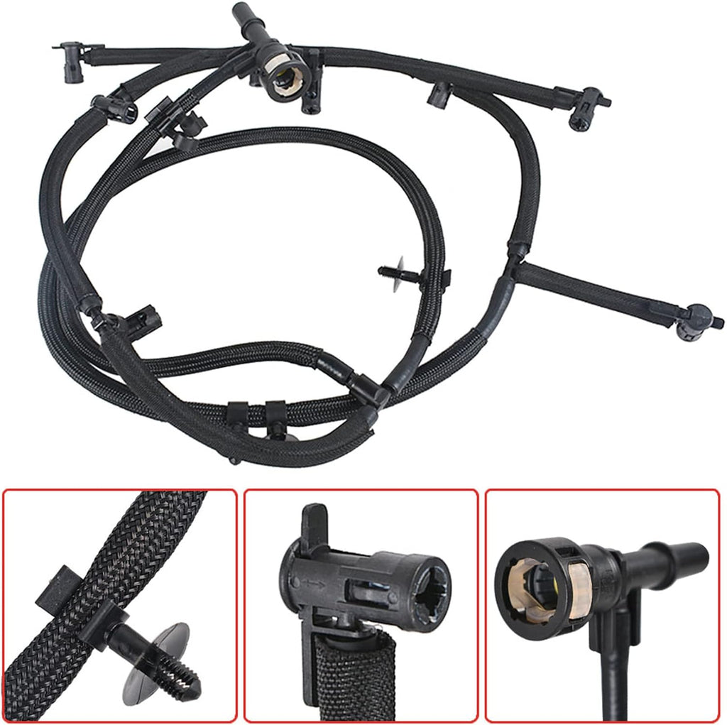 Blearen Silscvtt BC3Z9A564B BC3Z-9A564-B Fuel Injector Return Line Kit Replacement for Ford 2011-2016