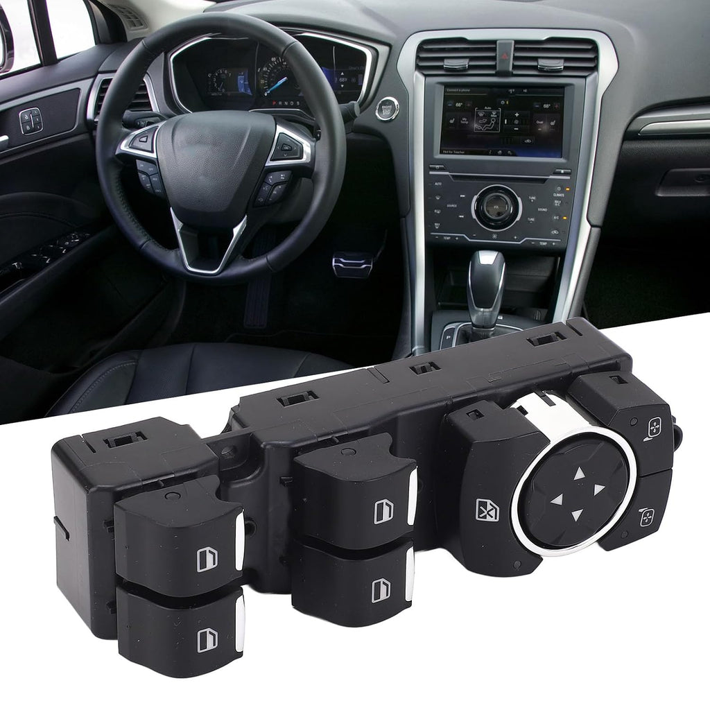 Blearen Power Window Switch Replacement for Fusion 2013-2016, Driver Side Master Control, DG9T-14540-ABW