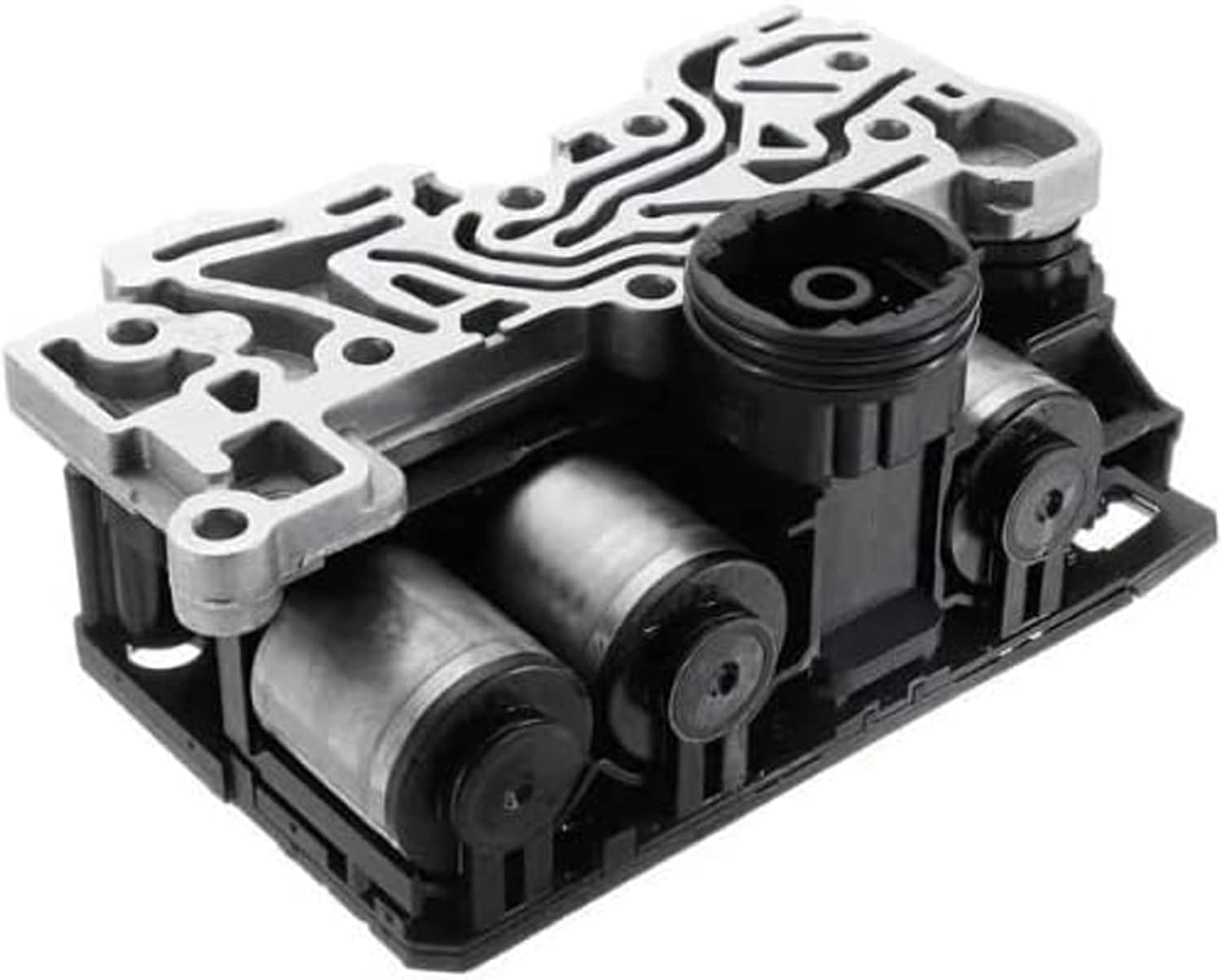 Blearen 5R55W 5R55S Transmission Shift Solenoid Pack Block OEM Tested, Automatic Transmission Solenoid Kit Replacement, Fits Ford Explorer Mustang Mountaineer Aviator Lincoln LS, 12-Month Warranty
