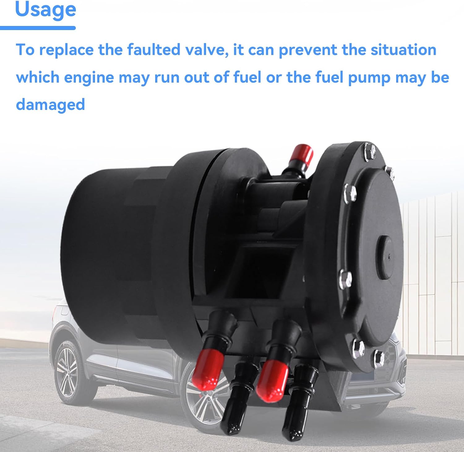 Blearen F1UZ-9B263-B Fuel Tank Reservoir Selector Valve Assembly | Compatible With Ford F150 F250 F350 1989-1997 Replaces F1UZ-9B263 F1UZ9B263B