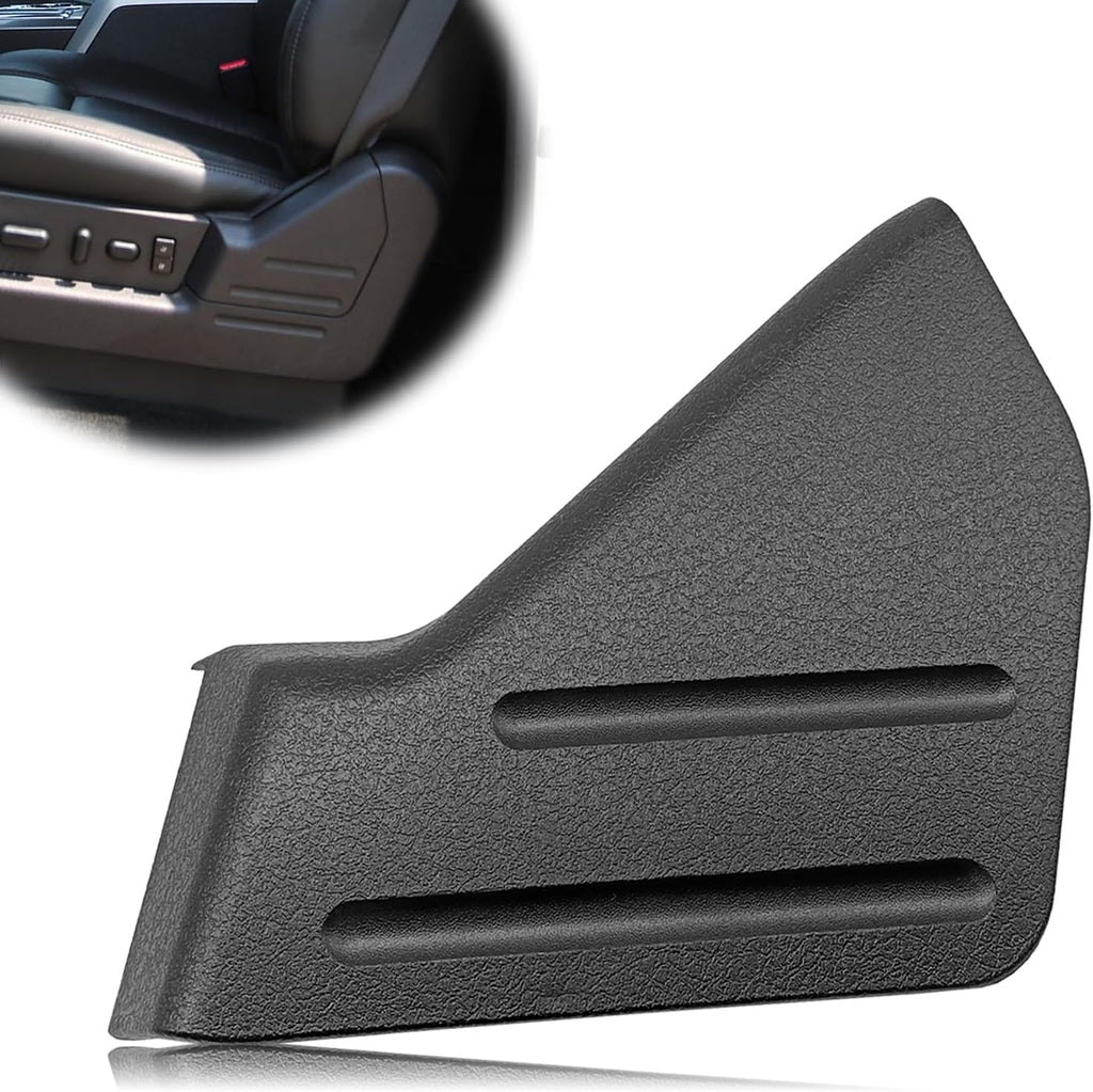 Blearen Seat Trim Cover Panel Replacement, Left Front Driver Side Compatible with 2009-2014 F-150 Crew Cab, Exterior Interior Accessory OEM #9L3Z-1661693-CA