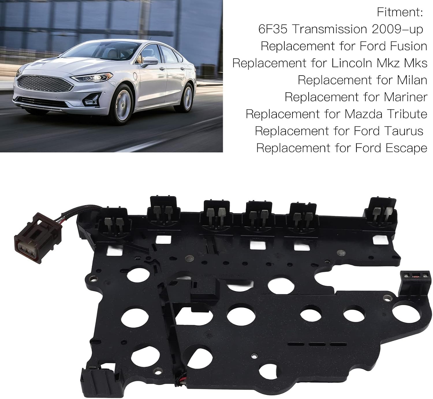 Blearen Trans Part, 6F35 Transmission Valve BodyPlate Fit for Repair