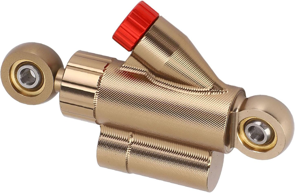 Blearen Motorcycle Steering Damper Stabilizer, CNC Adjustable Aluminum Alloy Universal Safety Control for Motorbike (Gold)