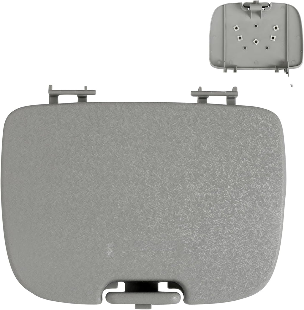 Blearen  Overhead Console Sunglasses Holder Bin Door | Compatible with Ford Super Duty F250 F350 F450 F550 Truck | Replaces 2C3Z7811586BAB Roof Sunglass Storage Box Lid (Light Flint Grey)