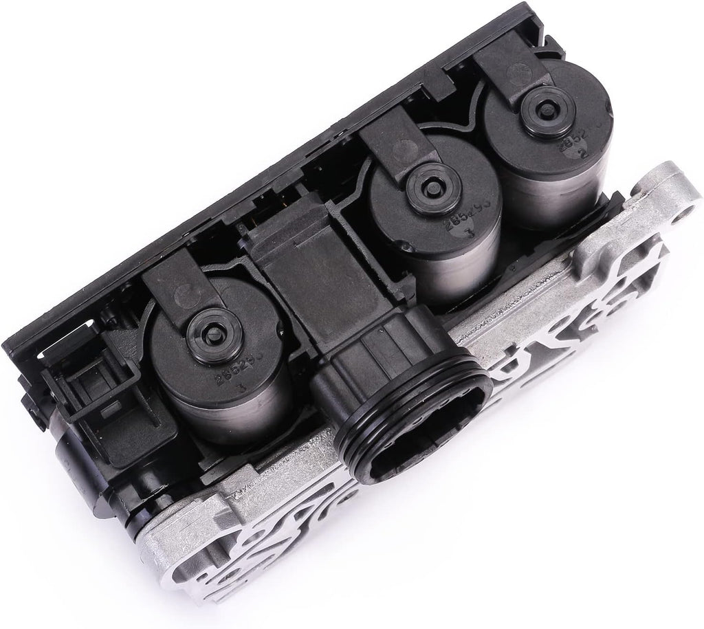 Blearen 5R55S Solenoid Block Pack Replacement for Ford Explorer 2002-On (99875) Mountaineer Mustang Mercury Lincoln Updated Car Parts Transmission solenoid 58879WD 5R55W epc solenoid