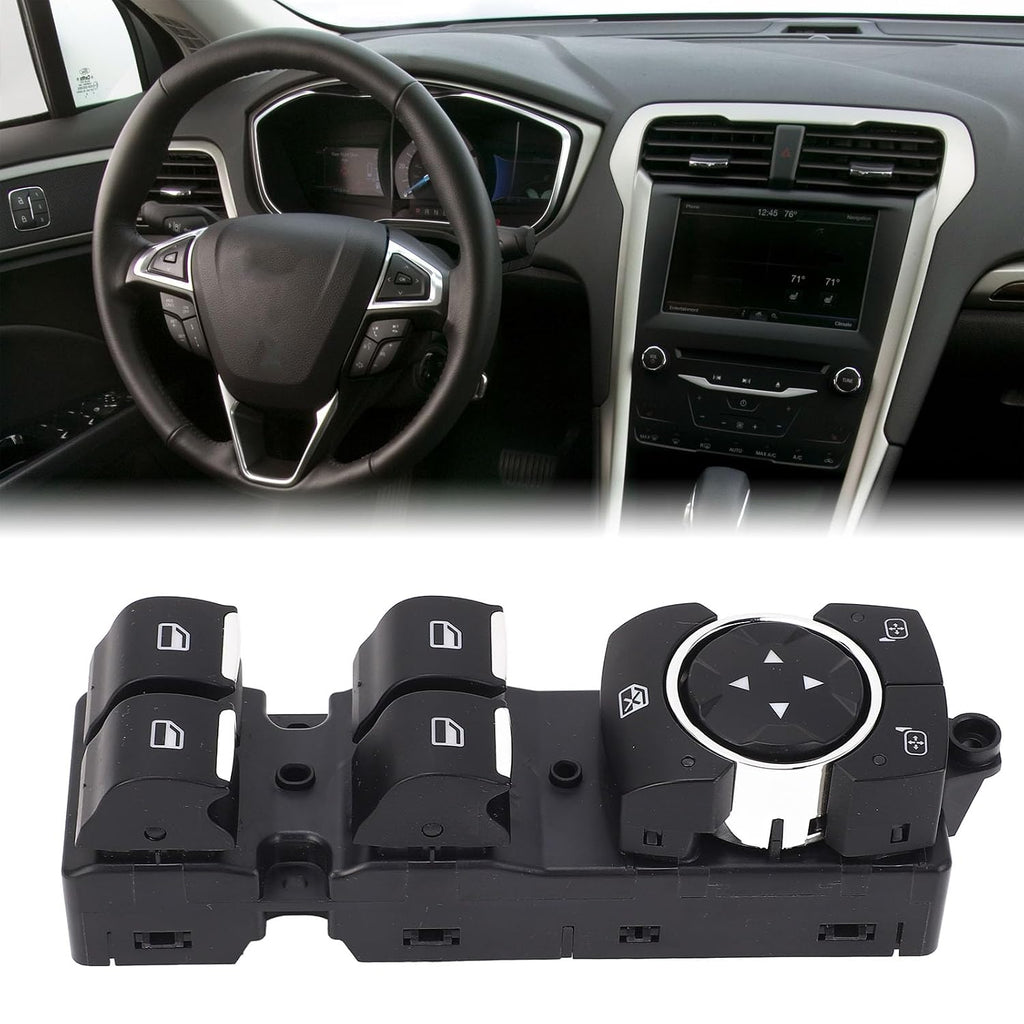 Blearen Power Window Switch Replacement for Fusion 2013-2016, Driver Side Master Control, DG9T-14540-ABW