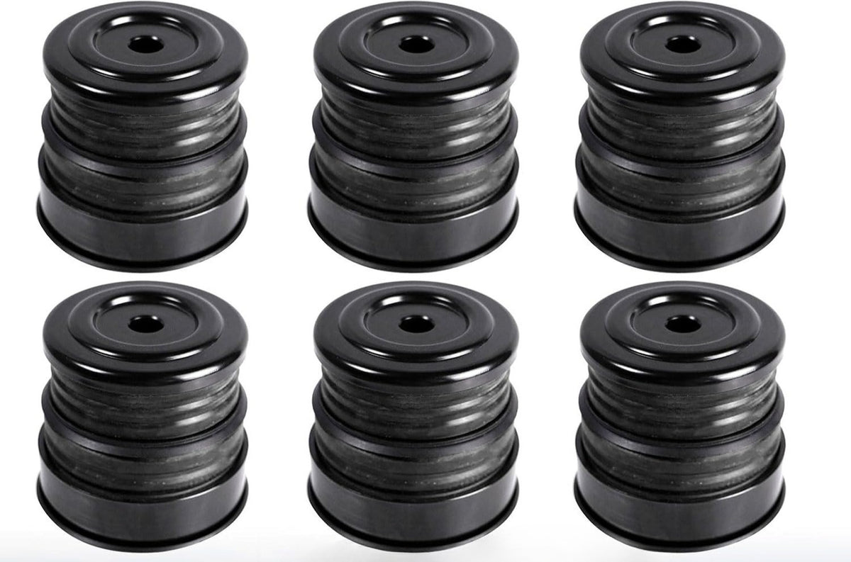 Blearen Updated Body Mount Bushing Kit Compatible with Ford F250 F350 2008-2016 Silicone Cab Mounts Bushing (Black)