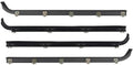 Blearen Window Molding Sweep Felt Trim Seal for 1987-1997 Ford F150 | 4PCS Front Inner & Outer Door Weatherstrip Window Seal Belt for F250 F350 Bronco, Replace E7TZ1521452A