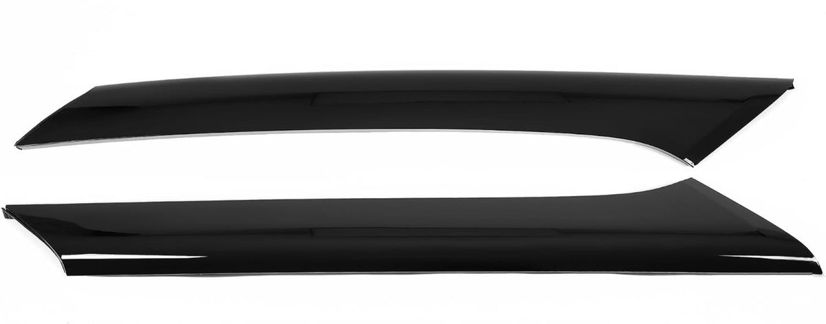 Blearen HECASA Pair A-Pillar Trim Compatible with 2009-2019 Ford Flex 4 Door Utility Replacement for BA8Z-7403145-AA BA8Z-7403136-AA Front Windshield Outer Pillar Trim Molding Driver & Passenger Side
