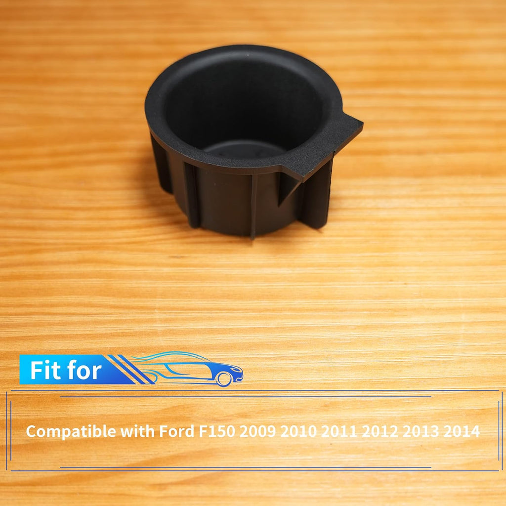 Blearen Front Console Cup Holder Inserts 9L3Z-1513562-CB for Ford F150 2009-2014 9L3Z-1513562-A, 9L3Z-1513562-B, 41015