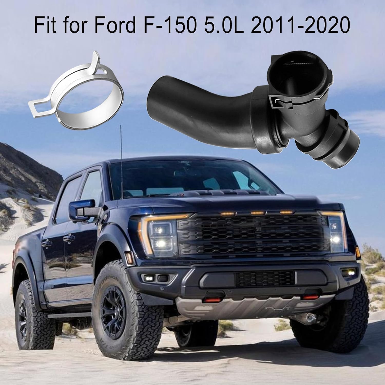 Blearen 626-541 Engine Heater Hose T-Connector Pipe | for Ford F150 Lobo Mustang 2011-2020 Replace DR3Z-8566-B DR3Z-8566-A DR3Z8566B BC3Z-8590-F DR-3Z8566-A