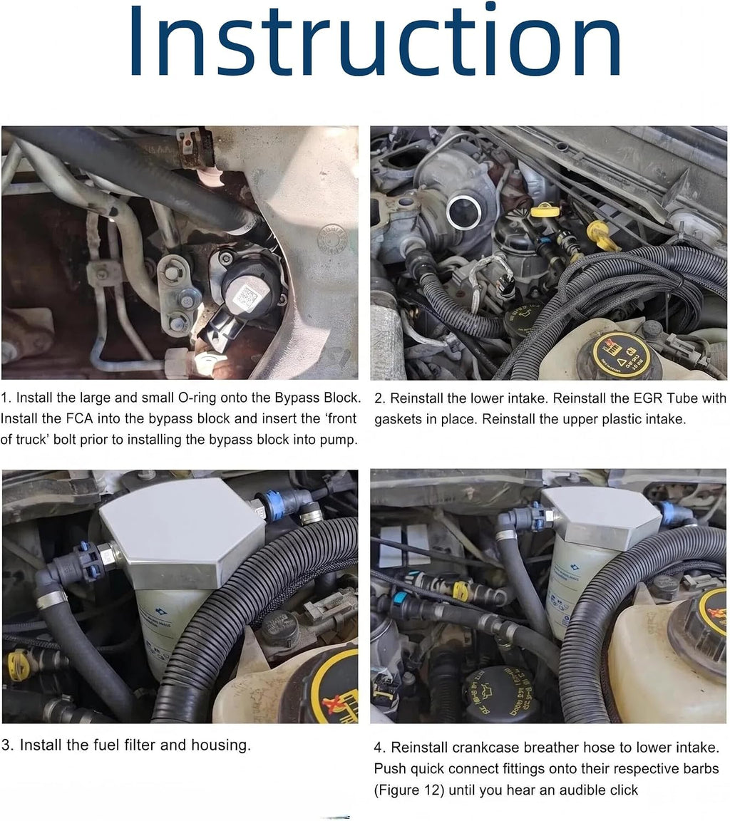 Blearen Disaster Prevention Bypass Kit Gen2.1 CP4.2 Fit for 2011-2025 Ford F250 F350 F450 F550 6.7L Diesel, CP4-6.7F-BP-G2.1, 7031190
