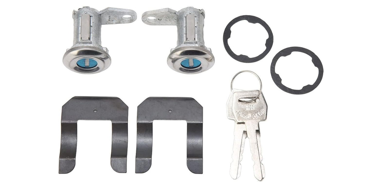 Blearen Anti Theft Door Lock Cylinder Set for F100, 2-Pack with Keys, Model 5070001