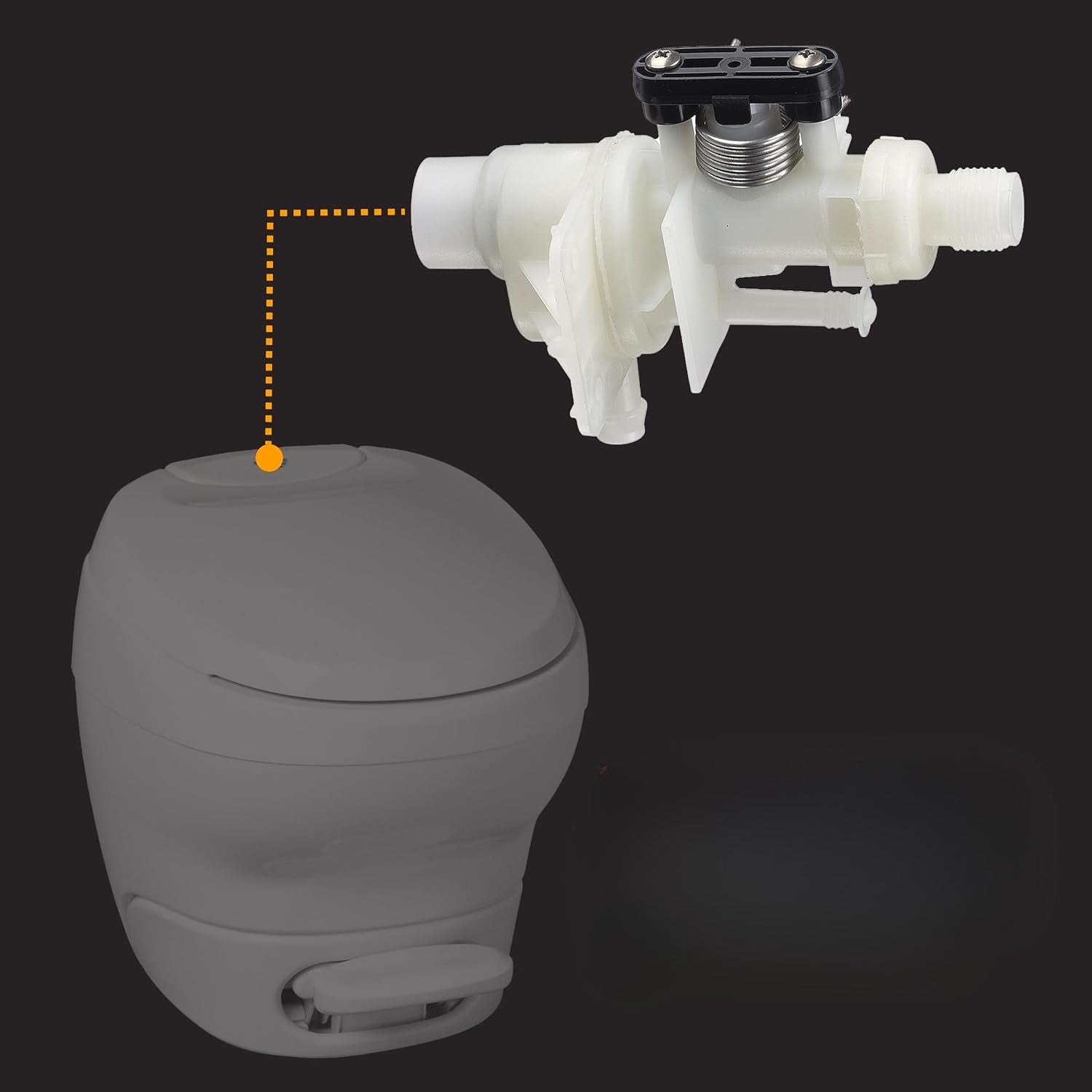Blearen RV Toilet Water Module Kit for Thetford Bravura 31113 | Replaces OEM 31113. Fits toilets. Complete water module service kit, leak-resistant, DIY install.