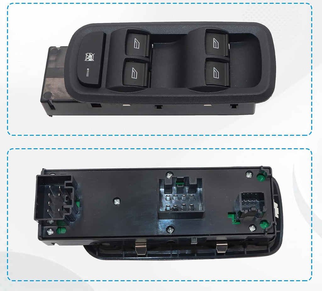 Blearen Power Window Switch for Ford Fiesta 2014-2019, Replace# D2BT-14A132-AA