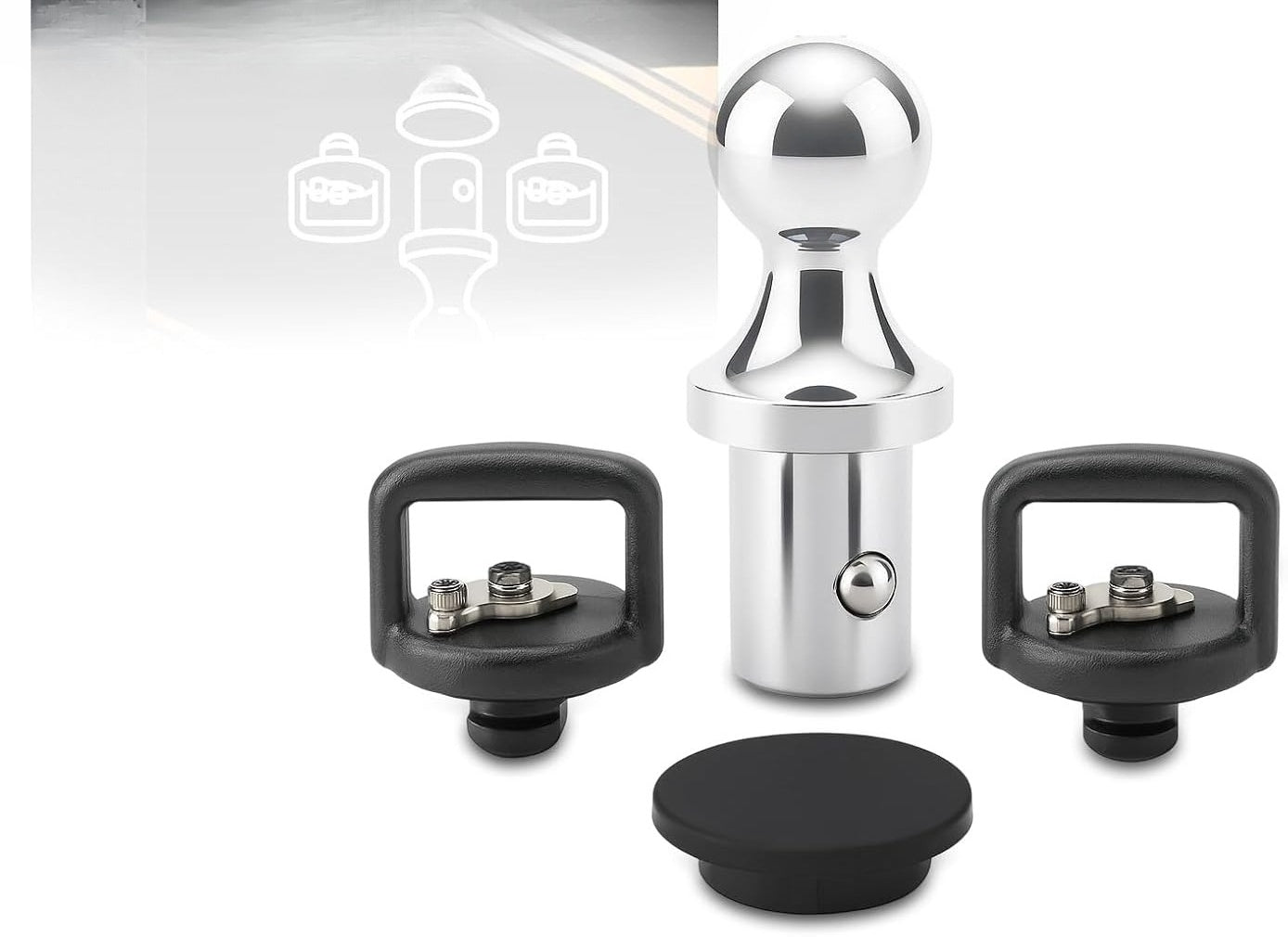 Blearen 30137 Puck System Gooseneck Hitch Kit Compatible with Ford F-250/F-350/F-450 Super Duty Trucks Nissan Titan XD Trucks - 30000 lbs, 2-5/16-Inch Ball