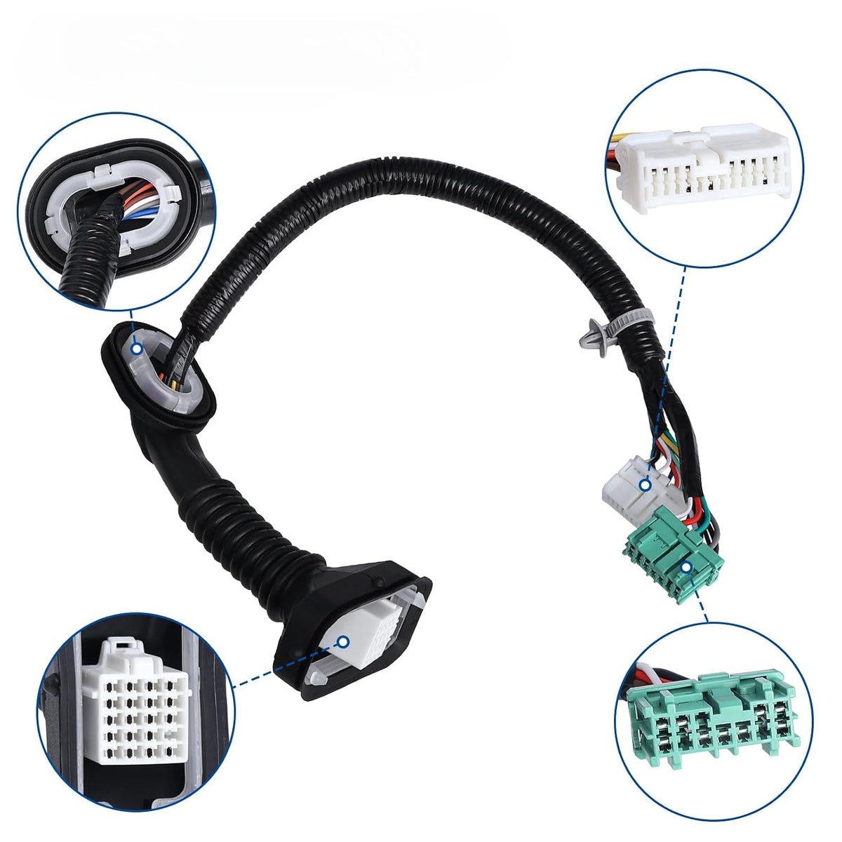BLEAREN Door Sub-Wire Harness Front Left Driver Side Fit for Acura MDX 2010-2013 Replace 32757-STX-A01 32757STXA01