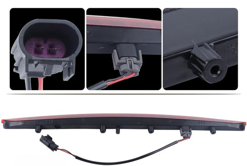 Blearen 3rd Brake Lamp Compatible for 2016 2017 2018 Lincoln MKX LED Stop Light High Mount Third Brake Light With Bulbs and Harness FA1Z-13A613-AB FA1Z13A613AB