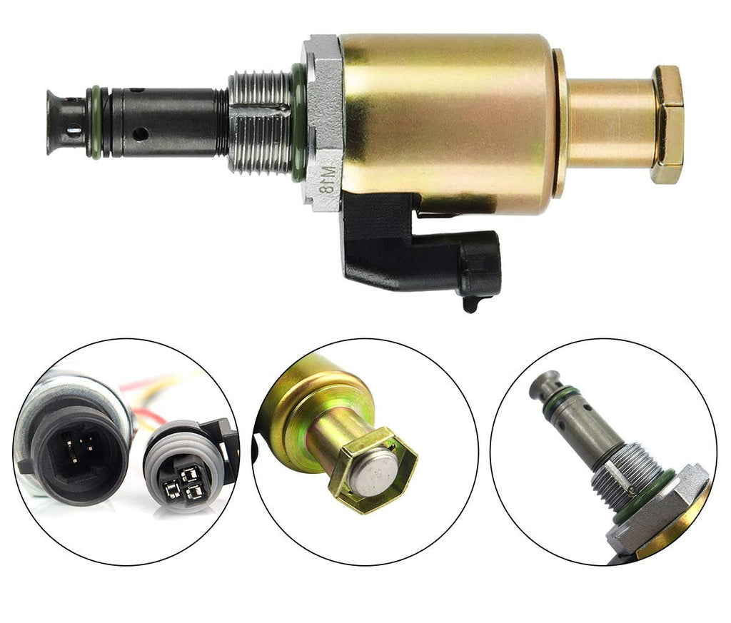 Blearen 7.3L Fuel Injection Pressure Regulator Sensor, IPR Valve & ICP Control with Electrical Connector Pigtail Wire Harness Sensor for Ford F-250 F-350 F-450 F-550 F-650 F-750 E-350 E-450 E-550, 1829856C91