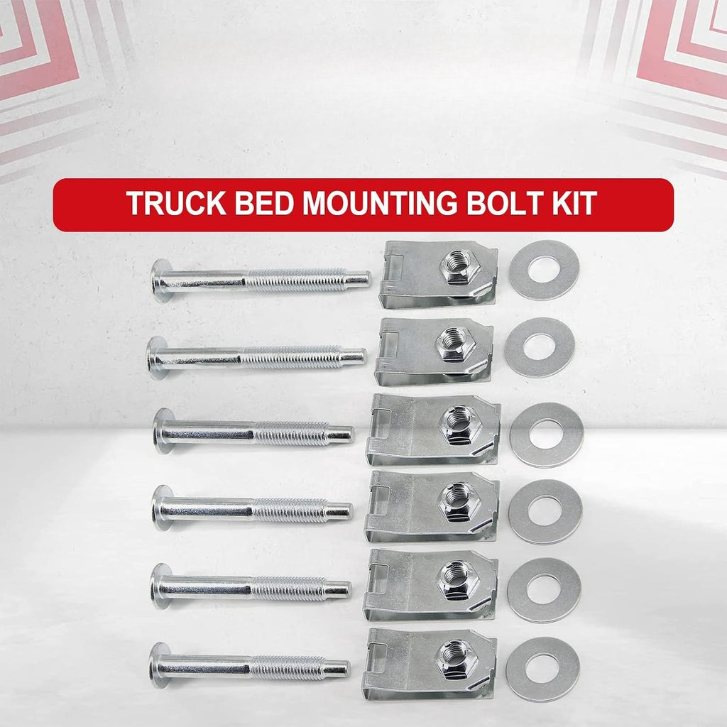 Blearen Truck Bed Mounting Bolt Kit Replacement for Ford Ranger 1983-2011 | Mazda B2300 B4000 1994-2010, B3000 1994-2008, B2500 1998-2001 Replaces 924-310 N802286-S101 9XB03-33402