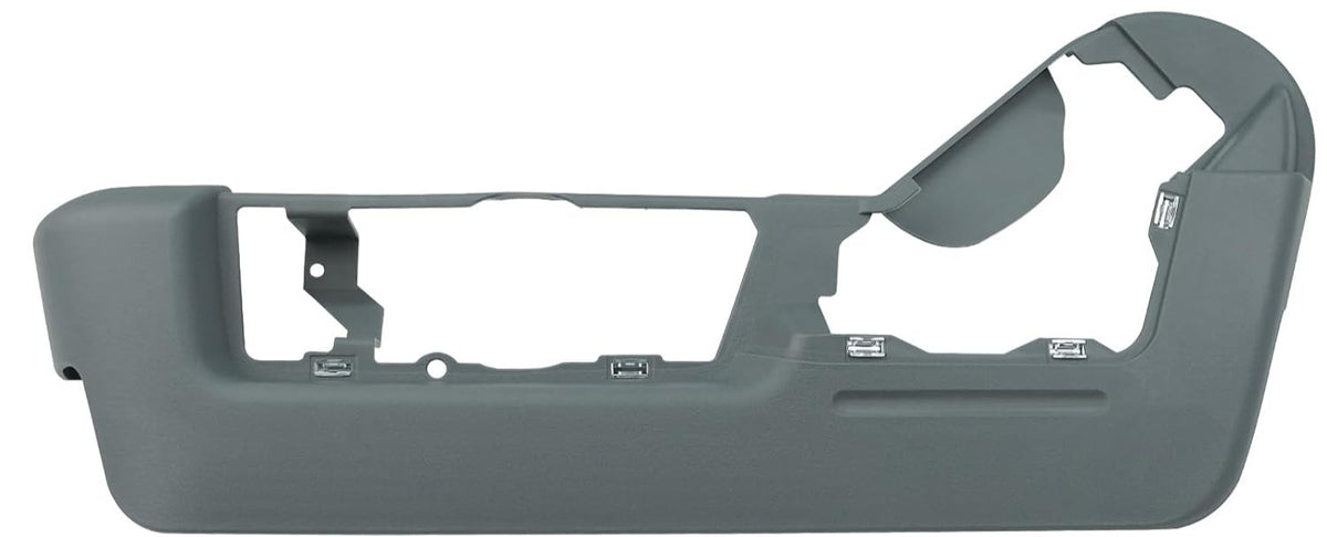 Blearen Compatible with Ford F150 2009-2014 Seat Trim Panel Bezel Cover | For Lincoln Mark LT Truck 2010-2014 Steel Gray Left Driver Power Seat Trim Panel Replace for BL3Z-1562187-AB BL3Z1562187AB