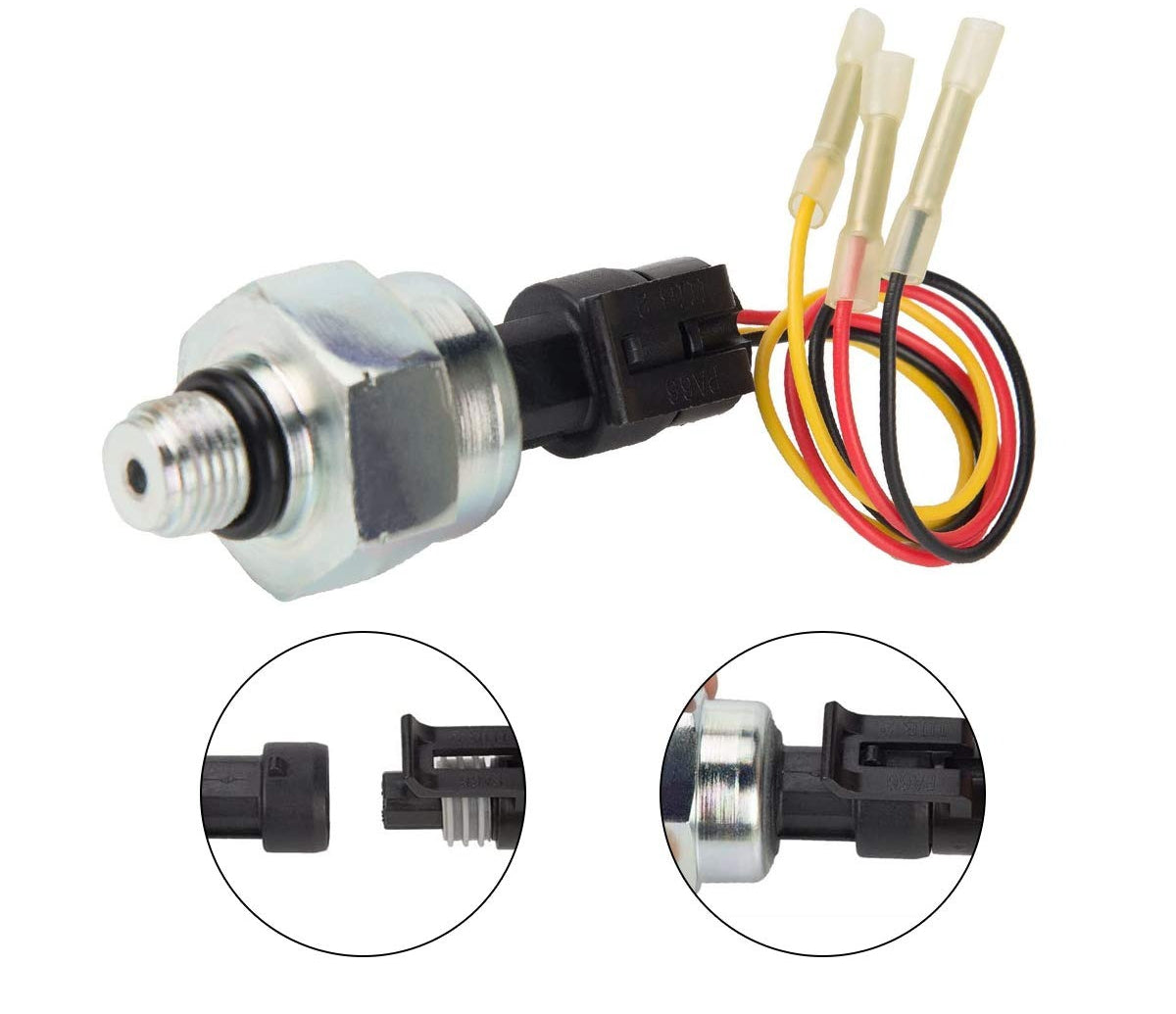 Blearen 7.3L Fuel Injection Pressure Regulator Sensor, IPR Valve & ICP Control with Electrical Connector Pigtail Wire Harness Sensor for Ford F-250 F-350 F-450 F-550 F-650 F-750 E-350 E-450 E-550, 1829856C91