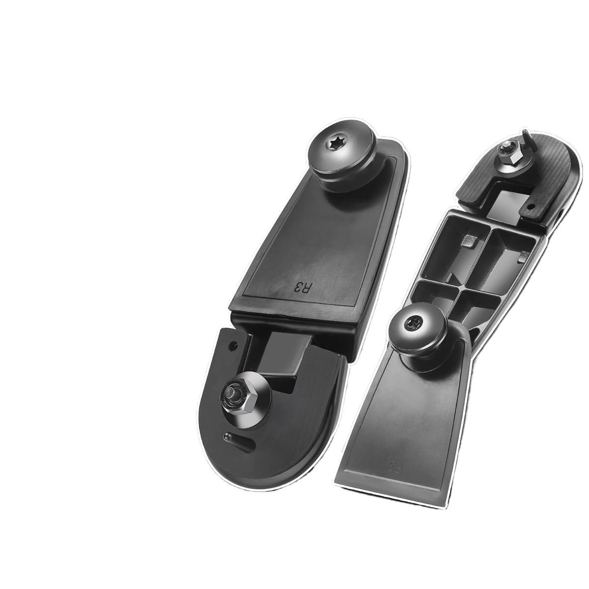 Blearen Rear Window Glass Hinge - Right and Left Liftgate Window Hinges Fit for 2002-2005 Ford Explorer, Mercury Mountaineer, Replace # 2L2Z-78420A68-AA, 3L2Z-78420A68-AC, 3L2Z-78420A69-AC, 924-160